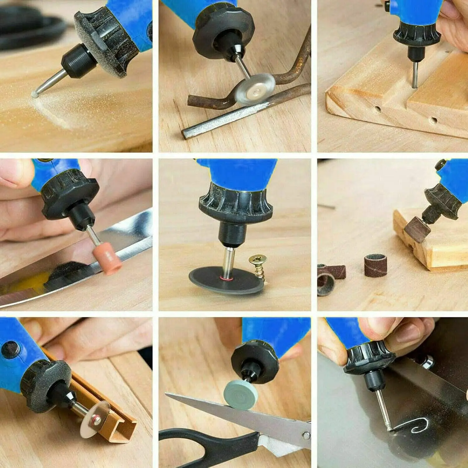 300W Power Electric Rotary Tool With 80pc Accessories Mini Rotary Multi-Tool Kit,6Variable Speed Electric Grinder Set