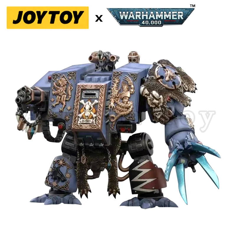 JOYTOY 1/18 Action Figure Mecha 40K Space Wolves Bjorn the Fell-Handed Anime Model Toy Gift