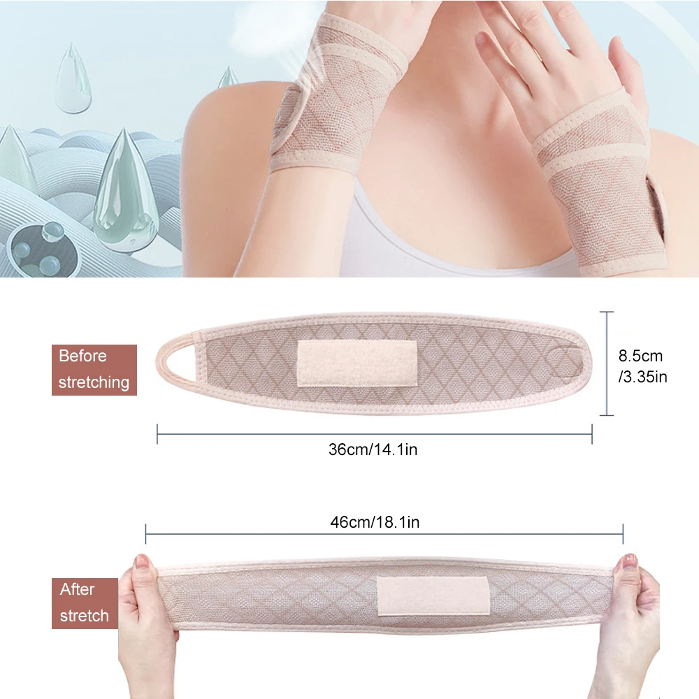 1 PCS Sports Professional Wrist Protector Arthritis Protection Support Sleeve Breathable Elastic Glove Wrist Protector Men Women