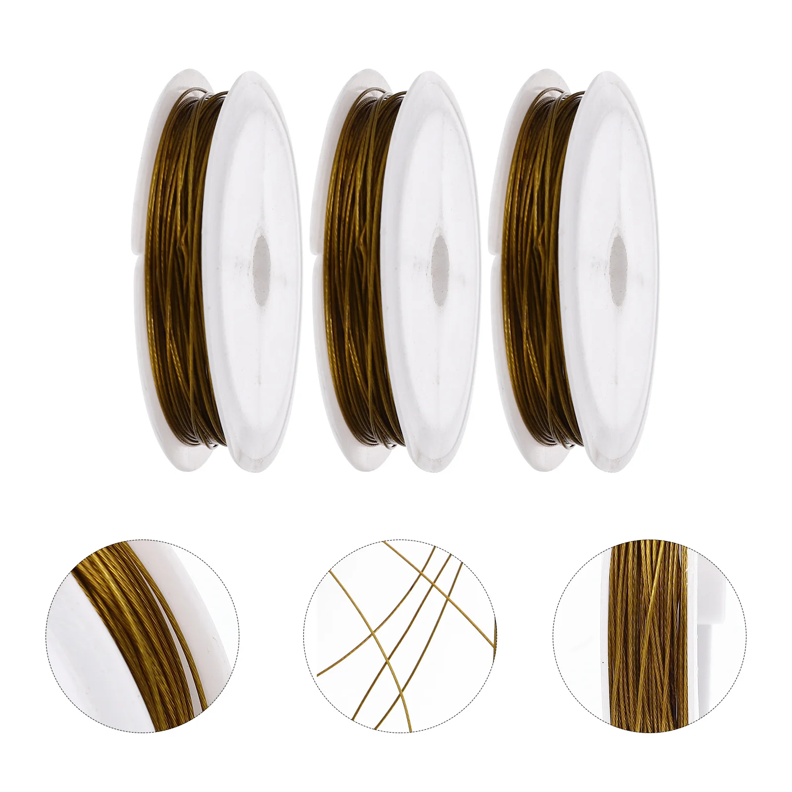 

3pcs Professional -Function Beads For Jewelry Making Durable Cuttable Wear-Resistant Diy Accessories Portable Steel