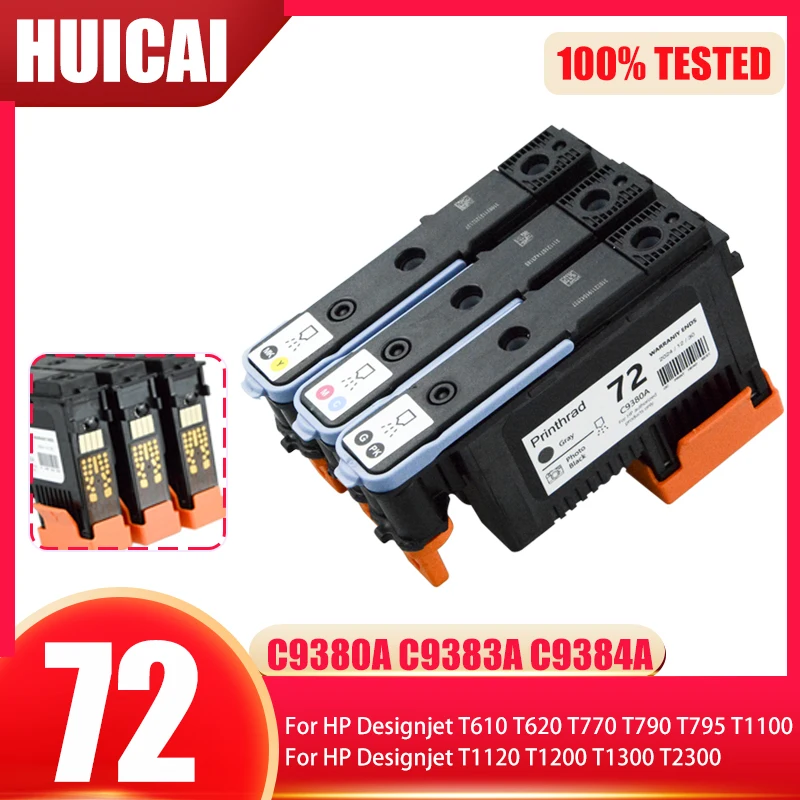 Imagem -02 - Cabeça de Impressão para hp Designjet T1100 T1120 T1200 T1300 T610 T770 T790 T795 Cabeça de Impressão 72 C9380a C9383a C9384a