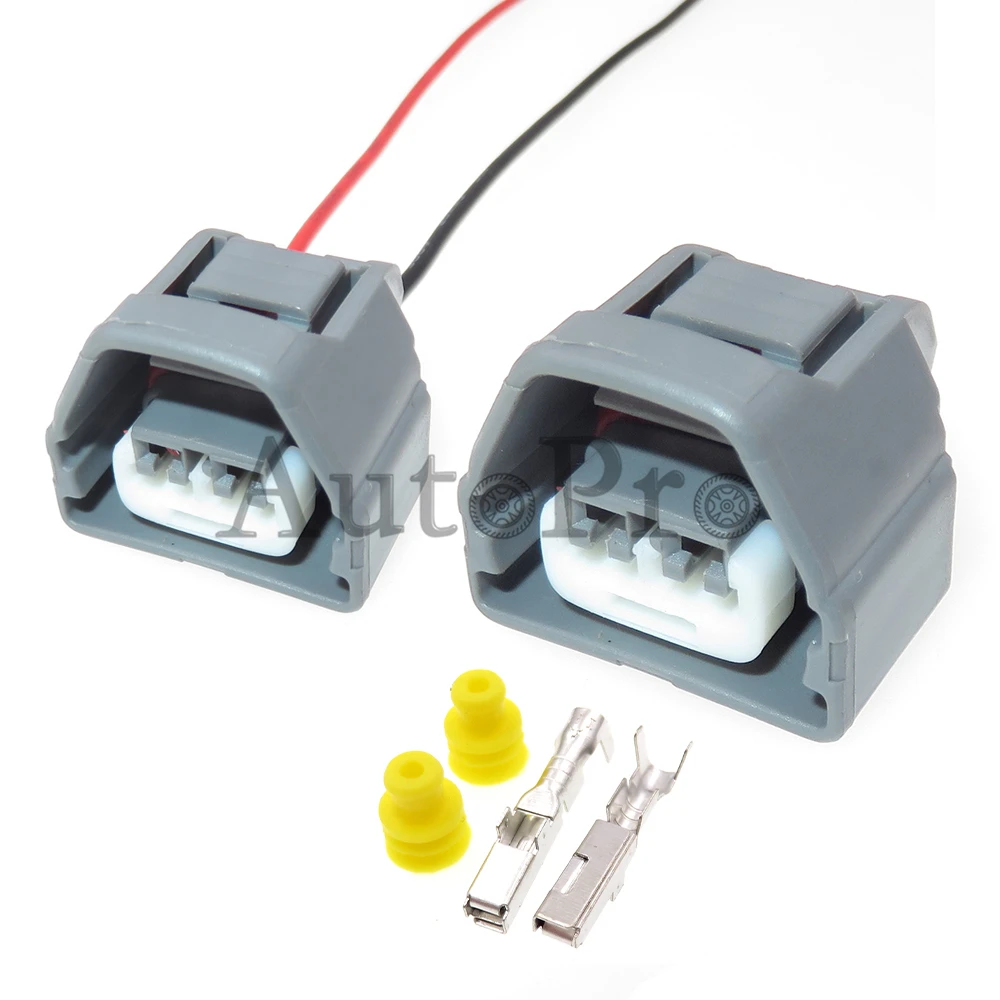 1 Set 2 Hole 7283-7026-30 Automobile Starter Plastic Housing Plug Car Electrical Socket Auto Waterproof Connector