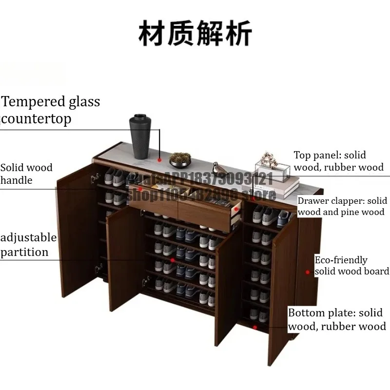 Women Boxes Shoe Racks Storage Cabinet Narrow Wooden Shoe Rack Home Hallway Save Space Organizers Entrance Furniture