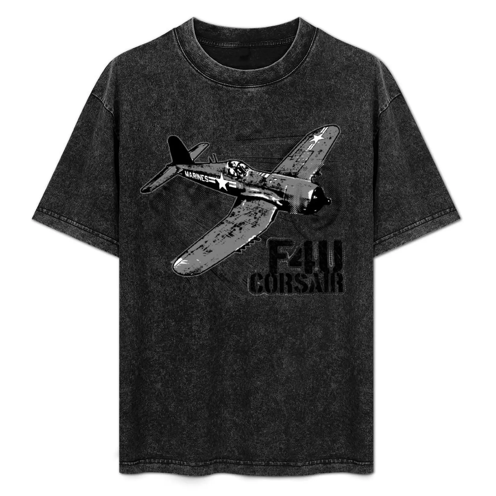

F4U CORSAIR T-Shirt Plus Size Loose Short Sleeve Top