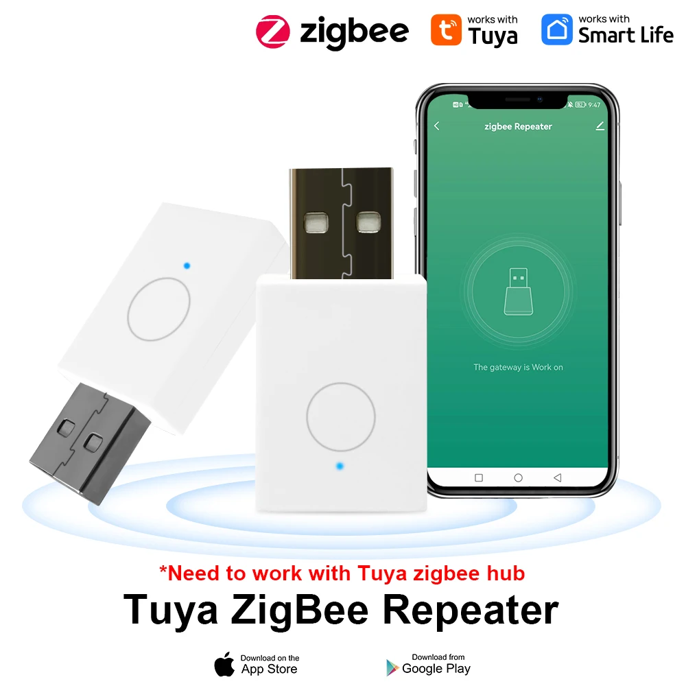 Mini ZigBee 3.0 Signal Repeater USB Signal Amplifier Extender for Tuya Smart Life Gateway Smart Home Devices Automation