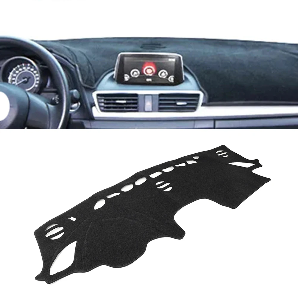 

Противоскользящий коврик для приборной панели автомобиля с левым рулем, коврик для солнцезащитного козырька, ковер для Mazda 3 Axela BP 2014 2015 2016 2017 2018