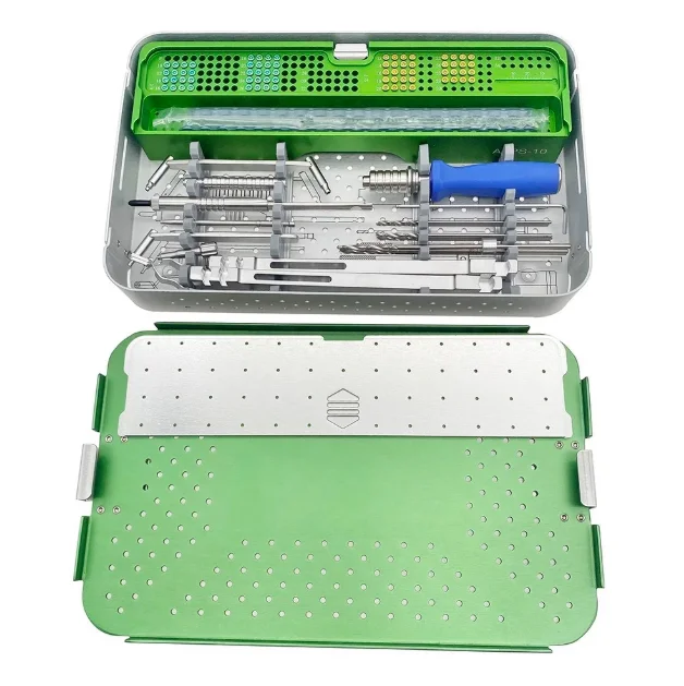 ALPS A0 Locking Plate Instrument Set Pet Veterinary Orthopedic Tool Kit Animal Bone Fixation Complete Set