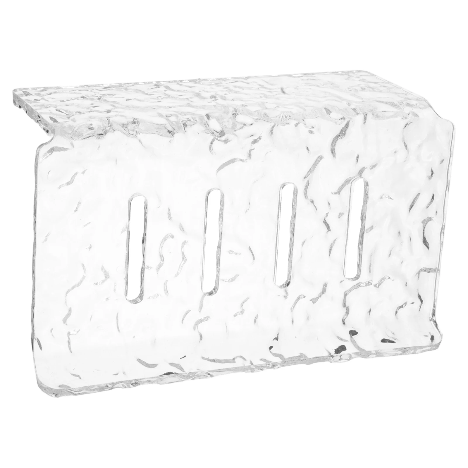 

Acrylic Soap Rack Bathroom Wall Shelves Sponge Bar Holder Shower Drain Dish Storage Organizer Clear Acrylic Plastic