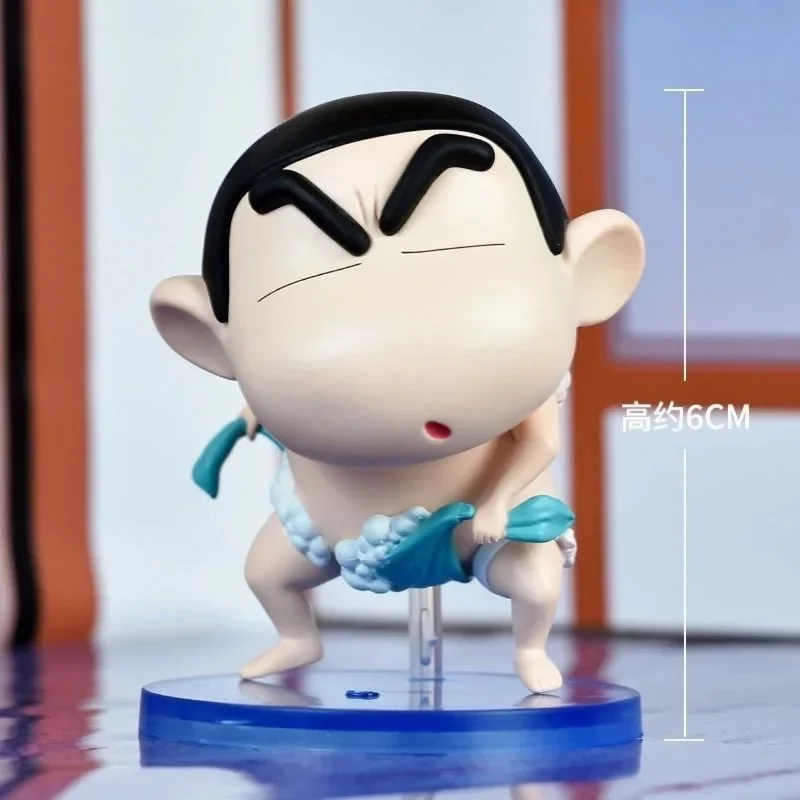 

New Crayon Shin-chan Bath Shin-chan Crayon Shin-chan Car Mount Nohara Shinnosuke Q Version Doll Car Figure Ornament