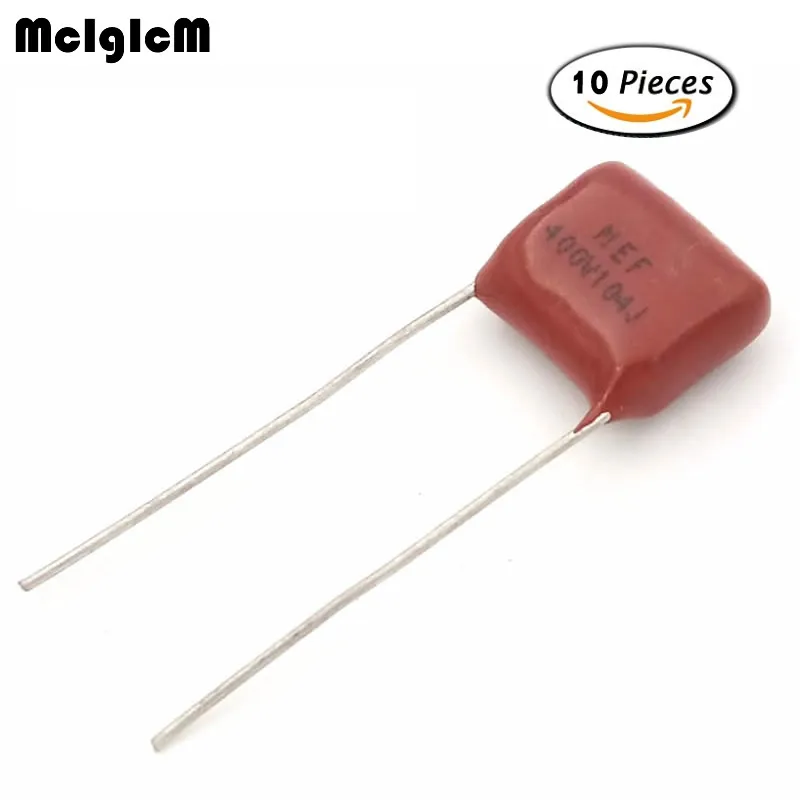 

104 100nF 100V 250V 400V 630V CBB Polypropylene film capacitor pitch 5mm 10mm 100nF