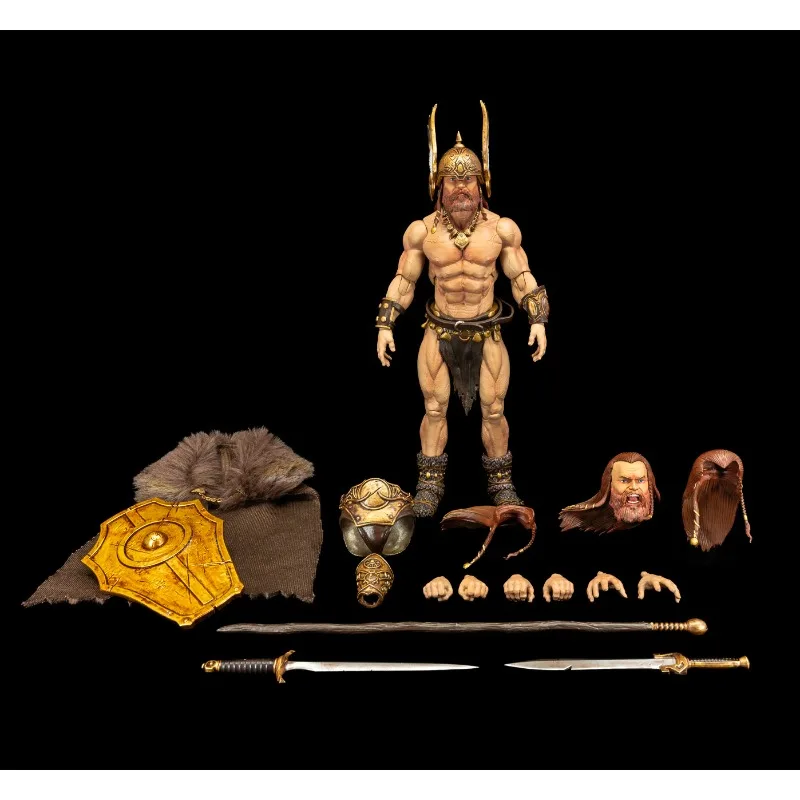 In Stock Frazetta Girl 1/12 Scale Male Soldier 3 Wave Nordic Vikings Full Set 6in Anime Action Figures Model Toy Collection Gift