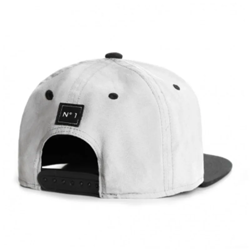 Versatile Fashion Brooklyn Adjustable Snapback Cap Christmas Socks Baseball Cap Grey 3D Embroidery Adult Casual Sports Sun Hat