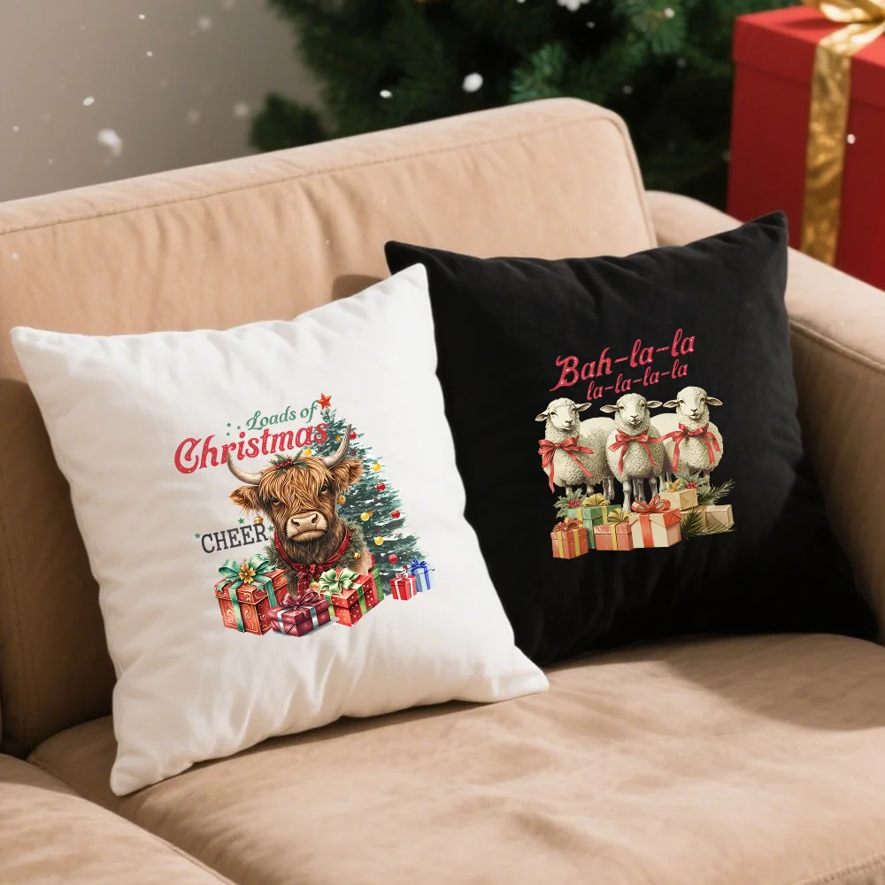 9 قطعة عيد الميلاد التصميم الإبداعي ملصقات نقل الحرارة لتي شيرت ، قناع ، جينز ، حقيبة الظهر ، قبعة ، وسادة لنمط شخصي