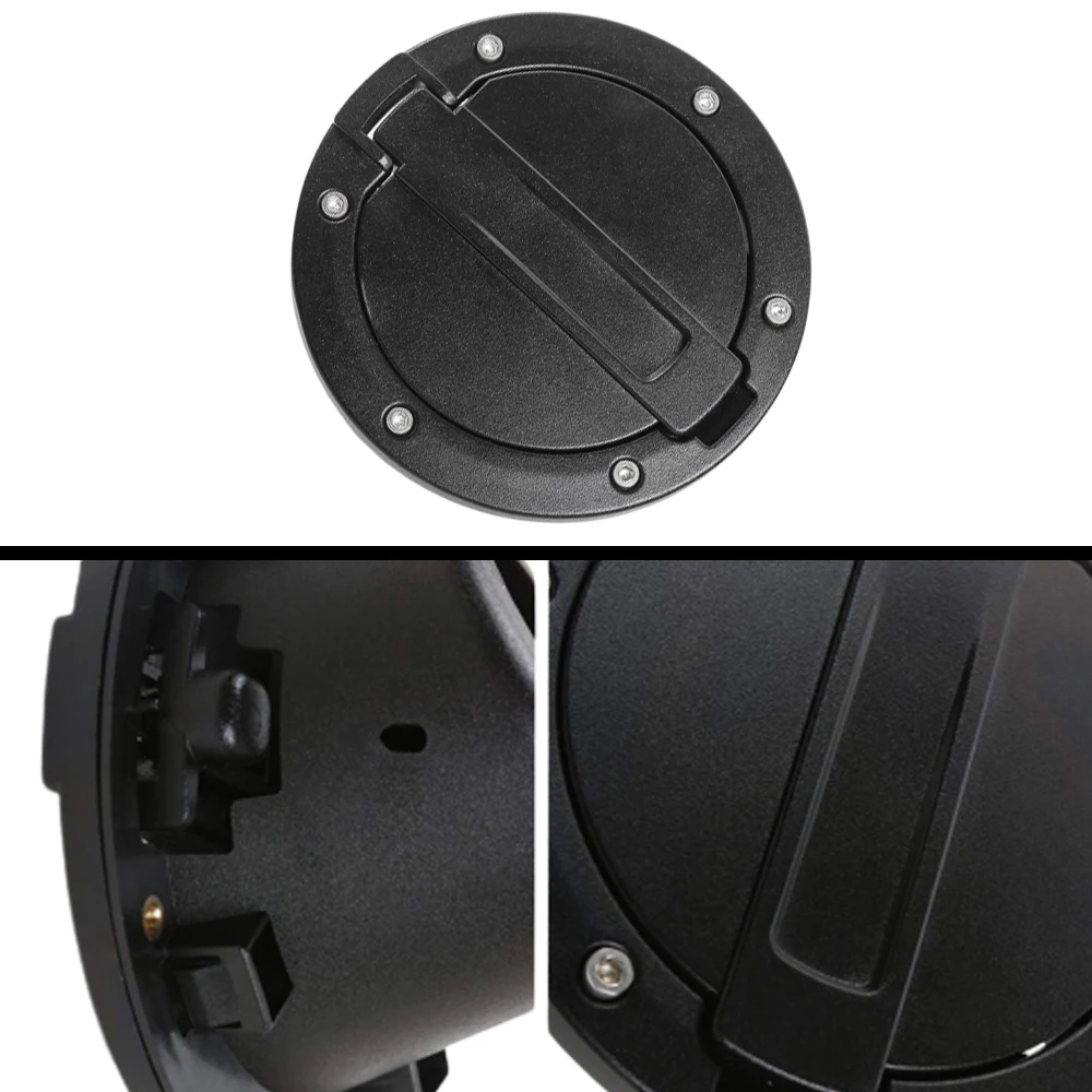 Bouchon d'Essence de Voiture, Couvercle Précieux pour Jeep Wrangler JK JKU 2/4 Portes, 2007 2008 2009 2010 2011 2012 2013 2014 2015 2016 2017 2018