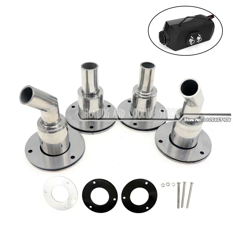 22mm/24mm Edelstahl durch Rumpf Auspuff Haut Fitting Rohr Rohr Buchse Hardware Teil von Lufterhitzer Marine Boot Zubehör