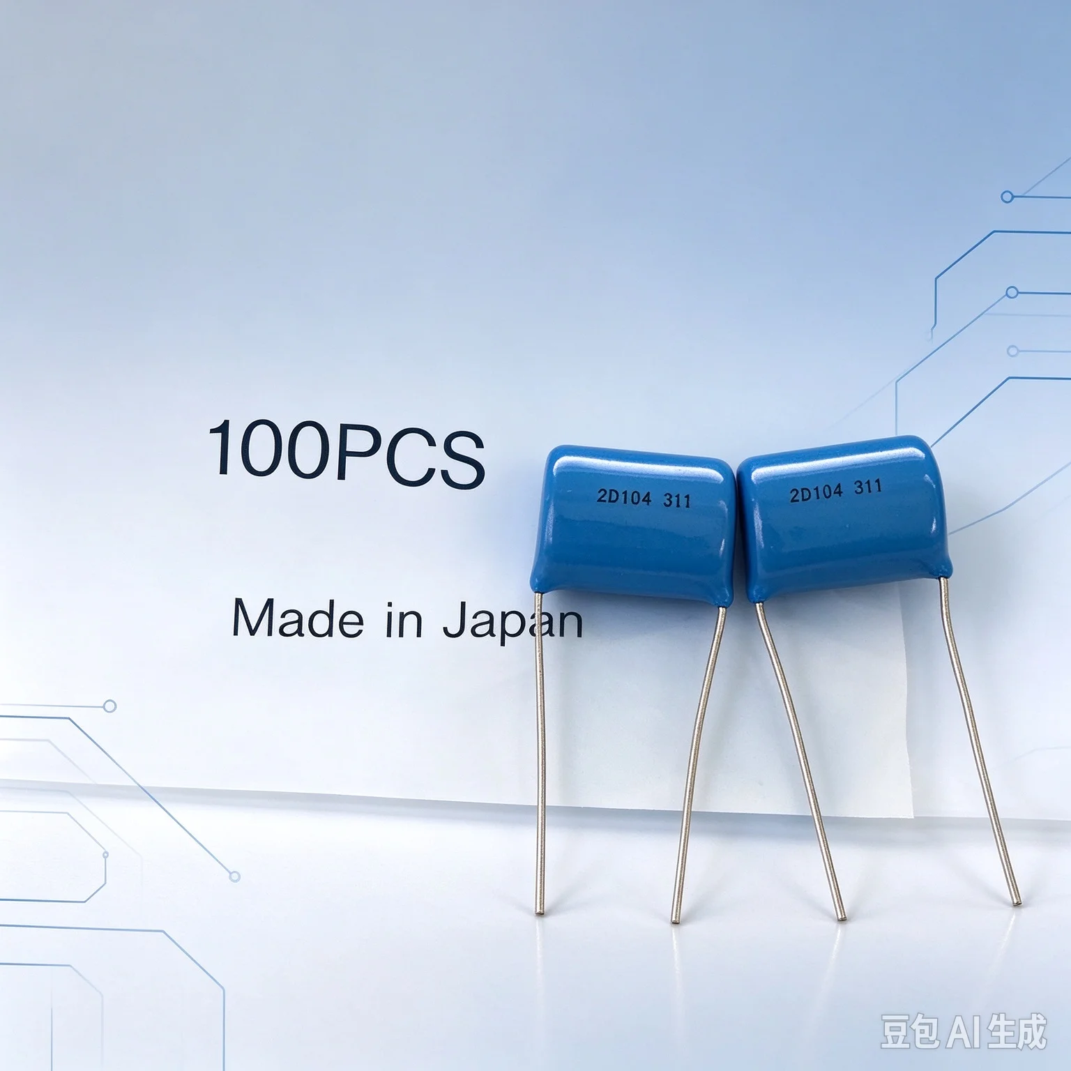 Premium for Hitachi 0.1uF 200V 104K Tin Foil Coupling Film Capacitor  100pcs