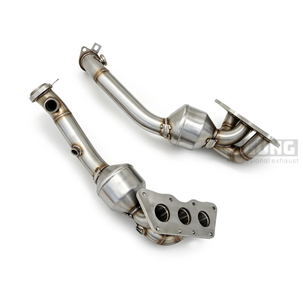 Stainless Steel High Performance Exhaust Manifold Header For Mercedes‑Benz SLK350 E350 C350 3.5 M276 Car Exhaust Part