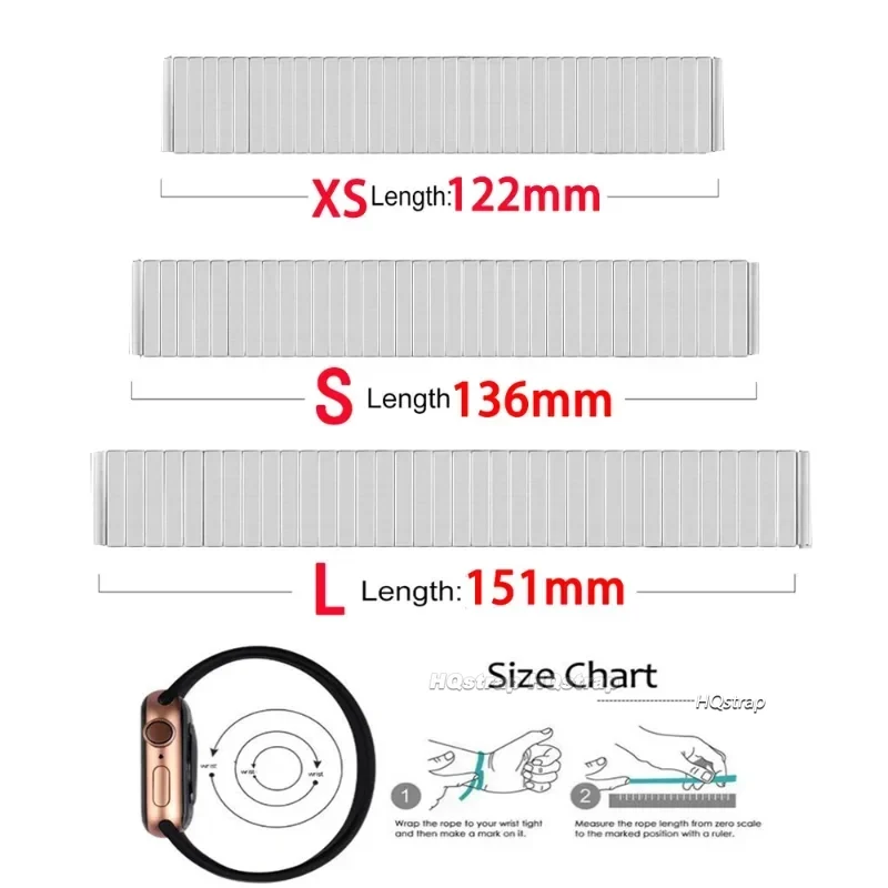 Elastic Stainless Steel Watch Band 14mm 16mm 18mm 20mm 22mm Metal Expansion Stretch Strap Wristband Accessories Bracelet Bands