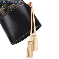 TINBERON DIY Luxury Women Bag Ornament Leather Tassel Highend Fring Bags Strap Tassel Key Chains Fashion Bag Jewelry Accessorie