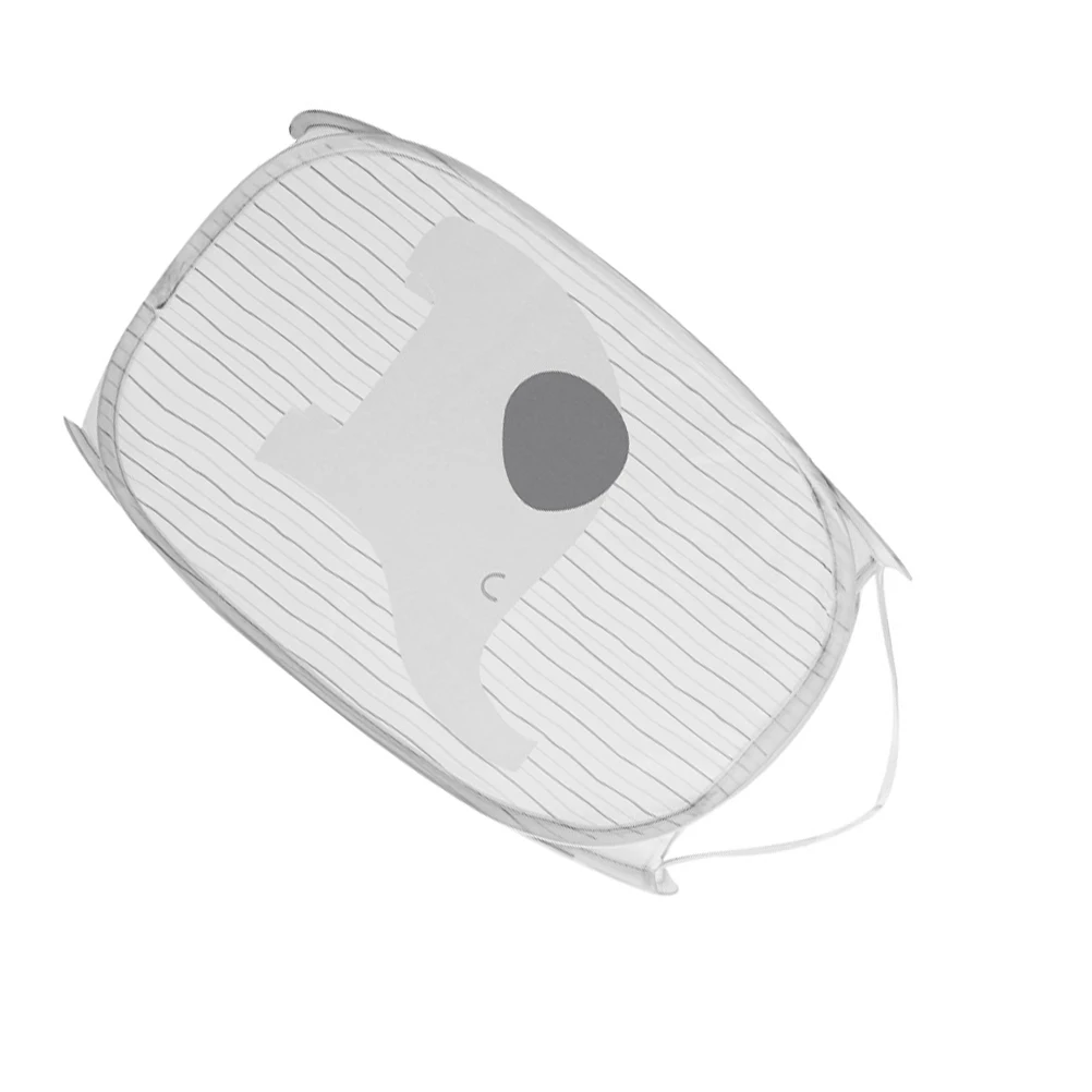 

Large Capacity Storage Basket Cartoon Simple Bucket Laundry Baskets Clothes Foldable