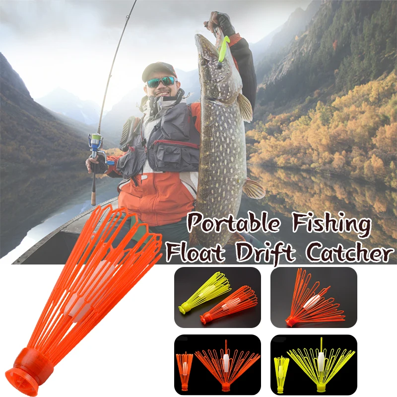 Portable Fishing Float Catcher Automatic Apo Drift Catcher Umbrella Catcher Tool Fishing Salvage Apparatus Accessories