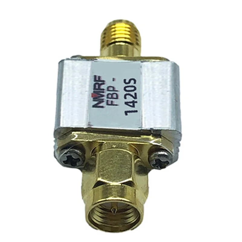 AAA87 NMRF 1420 MHz Bandpassfilter SAW Bandpass SMA Schnittstelle 80 MHz Bandbreite SMA-M SMA-F Schnittstelle Bandpassfilterempfänger