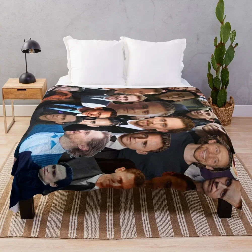 

Tom Hiddleston Photo Collage Throw Blanket for sofa Thins Decorative Sofa Thermal Blankets