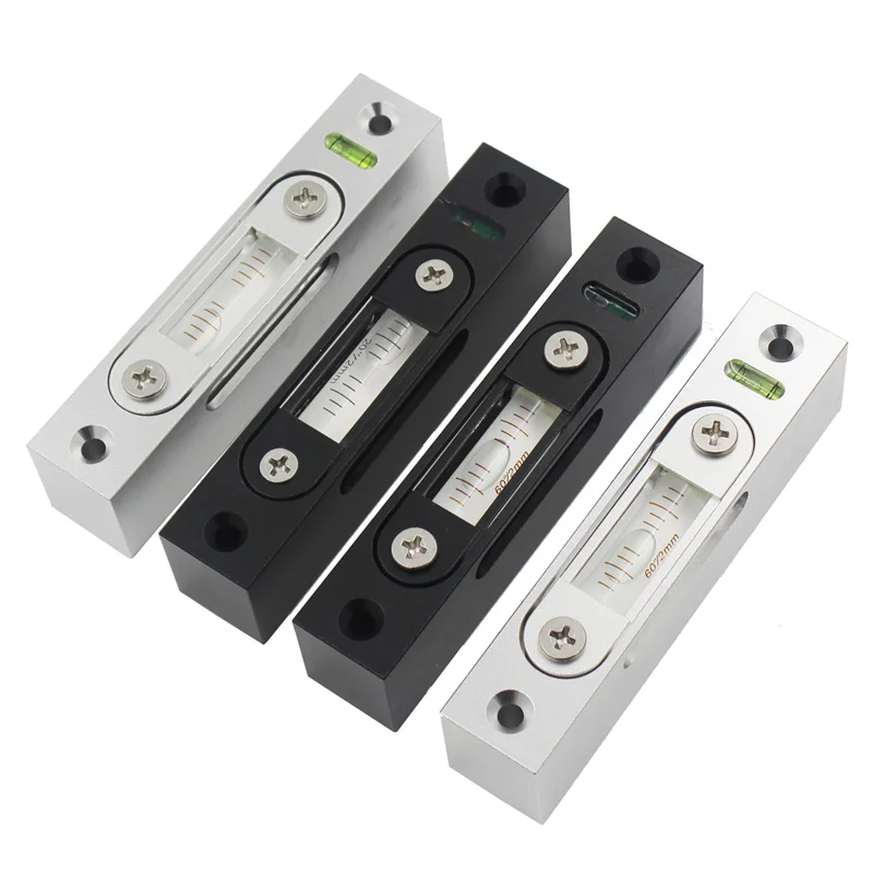 Multi-Precision Adjustable Spirit Level Bubble Three-window Observation Machine Leveling Debugging Tool Portable 1PCS