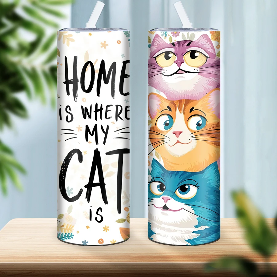 20oz 3D Print Cute Cat Tumbler - đánh giá và giá 3D Printing Steel