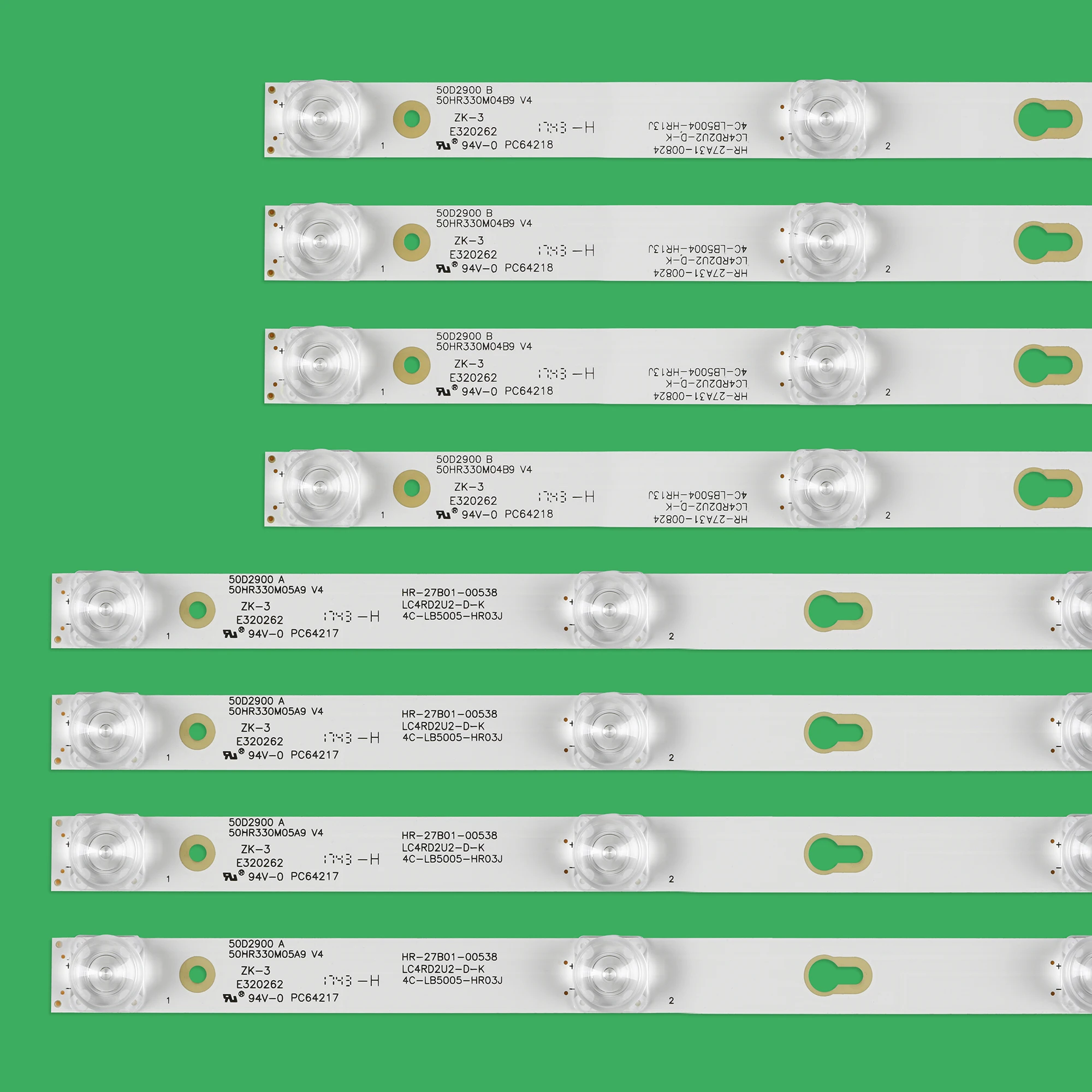 LED Backlight strip for TCL 50D2900 D50A630U 50HR330M05A9 V4 50HR330M04A9 V4 4C-LB5004-HR13J 4C-LB5005-HR13J 4C-LB5004-HR03J