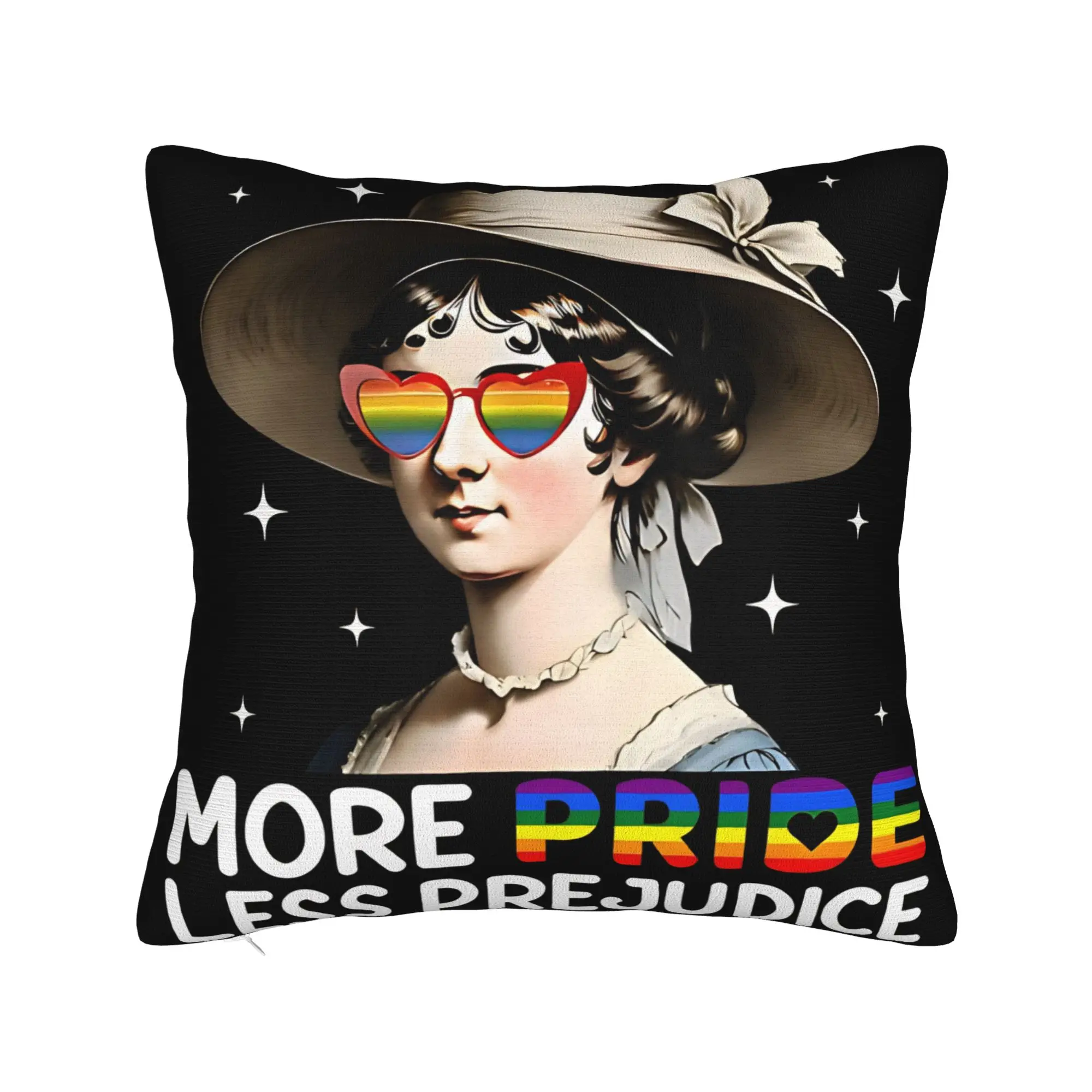 Decorative Pillow Covers More Pride Less Prejudice  Accessories Home  Throw Pillow Case Cover Square Multiple Sizes