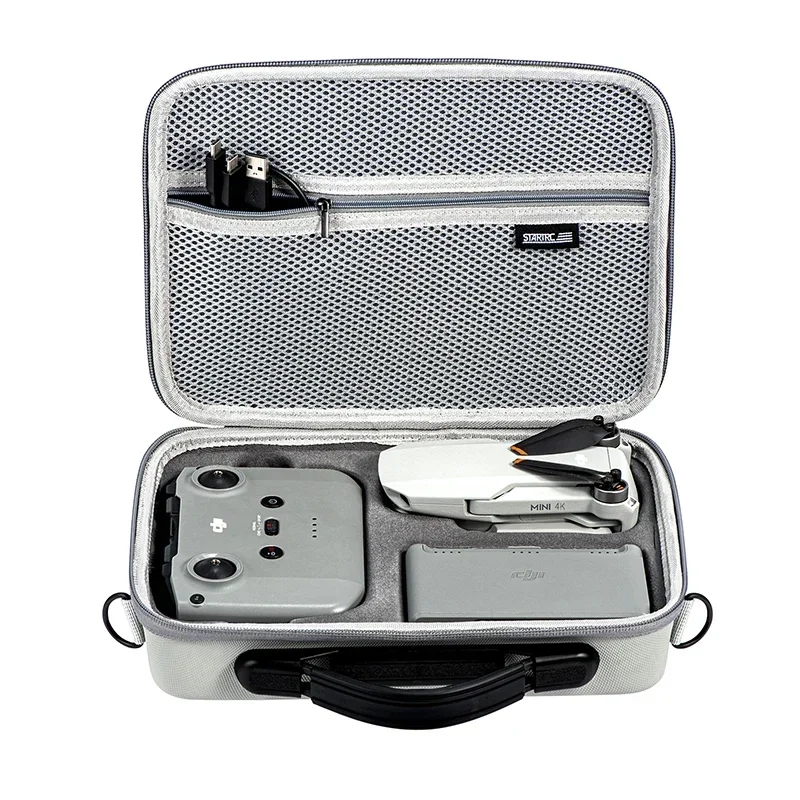 For DJI Mini4k Mini 2 SE Mini 2Parts Portable Shoulder Bag Carrying Case PU Leather Storage Travel Waterproof Box