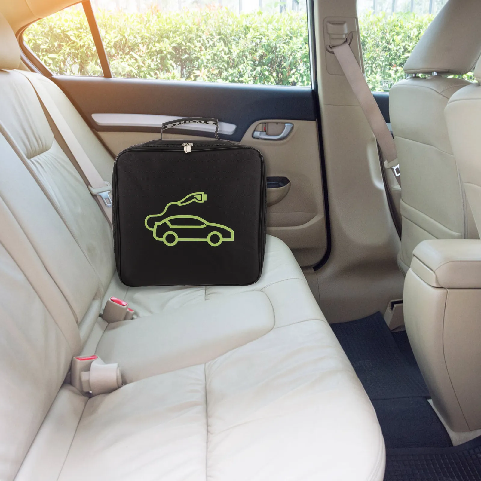 

Waterproof Flame-Retardant Ev Cable Organizer Bag Square Large Capacity Portable Charging Device Storage Pouch for Car Rv Daily
