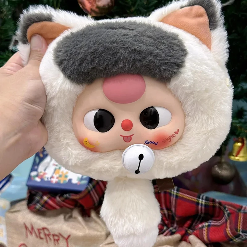 2025 Original Baby Three Fortune Cat Zip Bag Series Blind Box Figur Tide Play Pendel Anhänger Süße Mädchen Mystery Box Geschenk