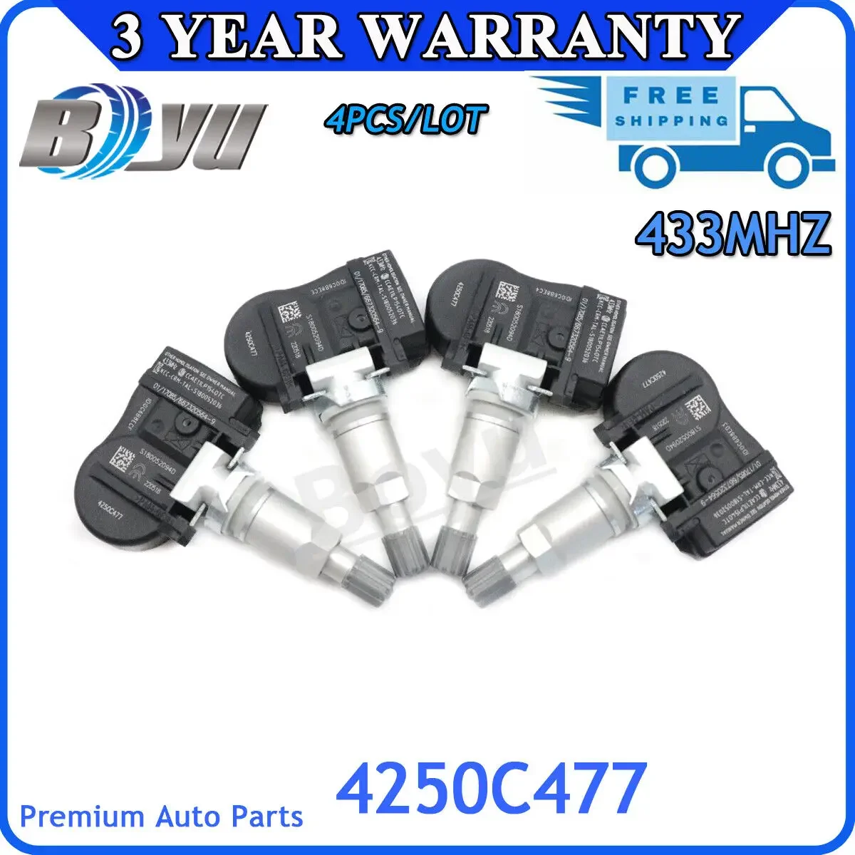 4250C477 TPMS Tire Pressure Monitor Sensor NEW For Mitsubishi ASX L200 Lancer Outlander Spacestar Peugeot ION Fiat Fullback
