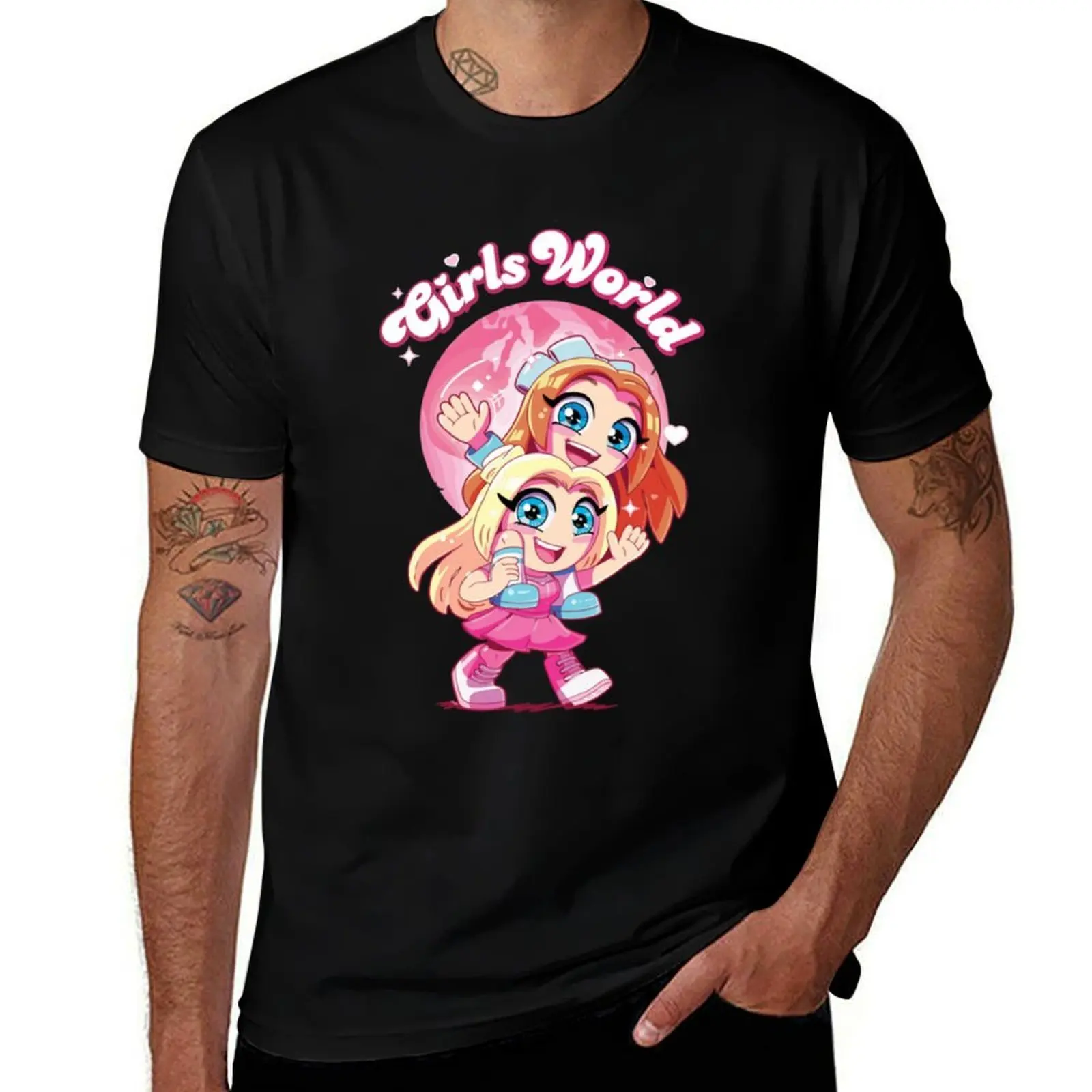 Mackenzie Turner Girls World T-Shirt Casual Fashion Print Tee Top