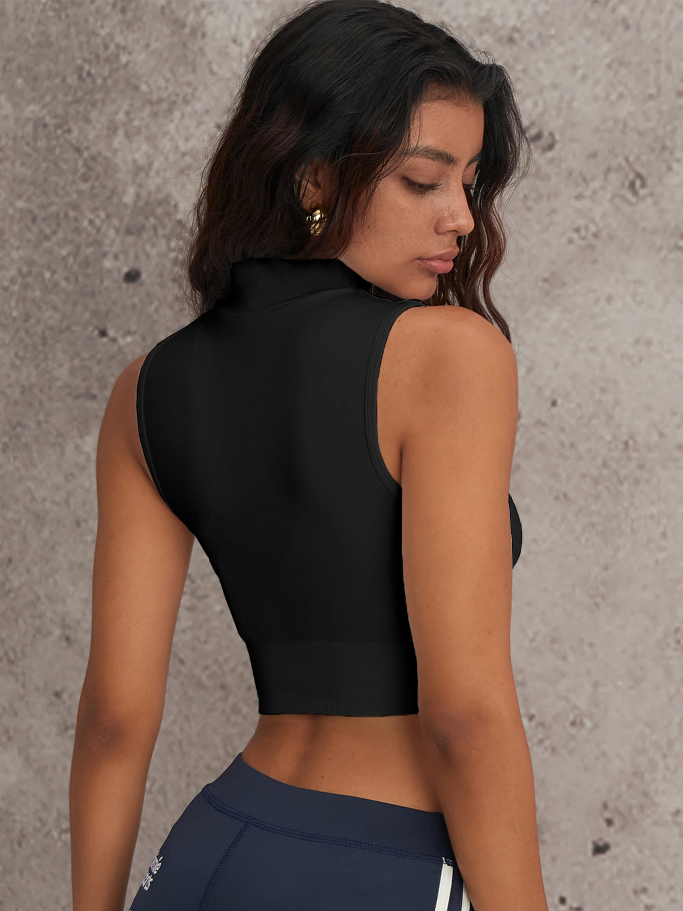 Set da 1 pezzo da donna, aderente, traspirante, sexy, per yoga, con cerniera, per esercizi, fitness