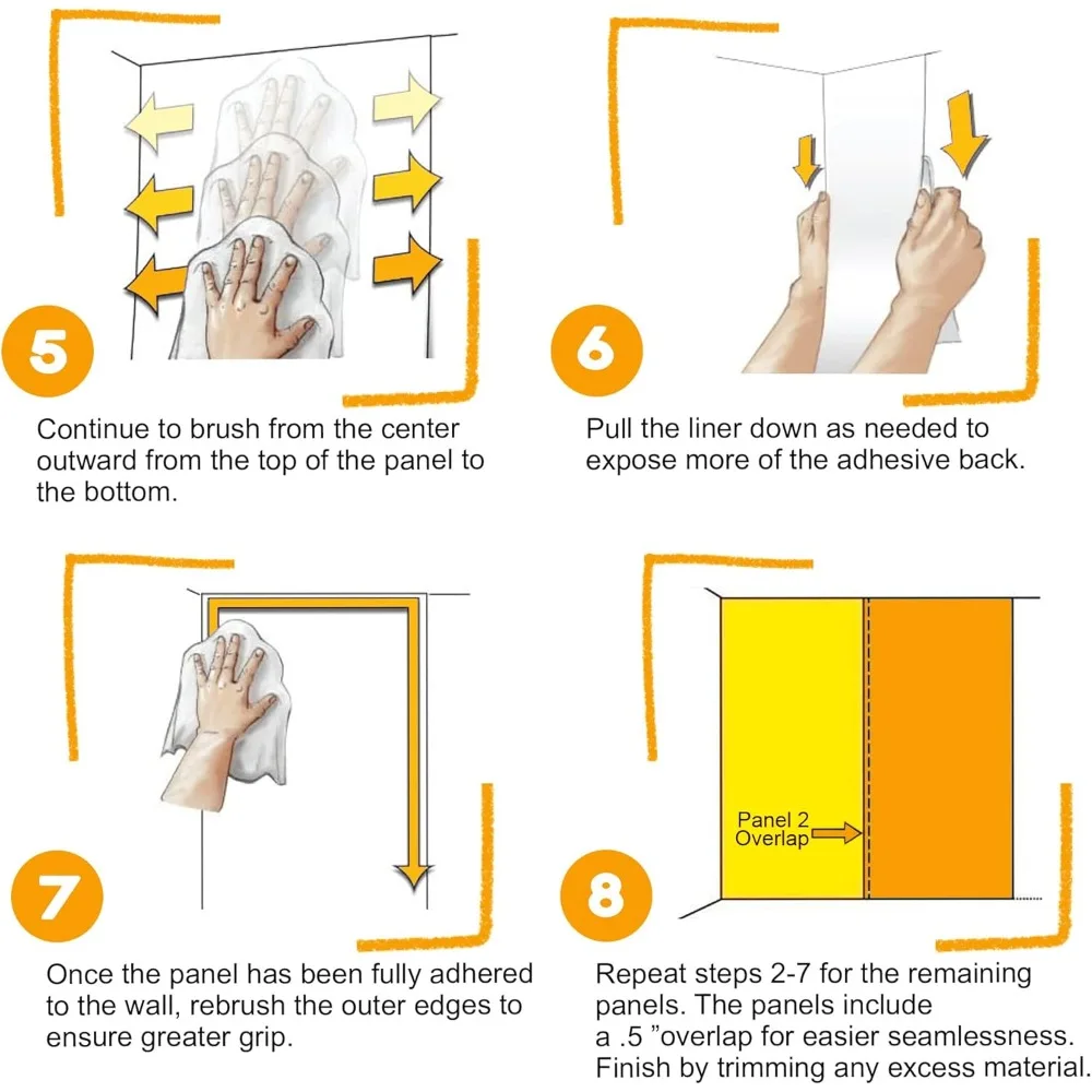 Rocce e fiori su rami di bambù sul lago con murale a cascata, adesivo rimovibile, decorazioni per la casa 66x96 pollici