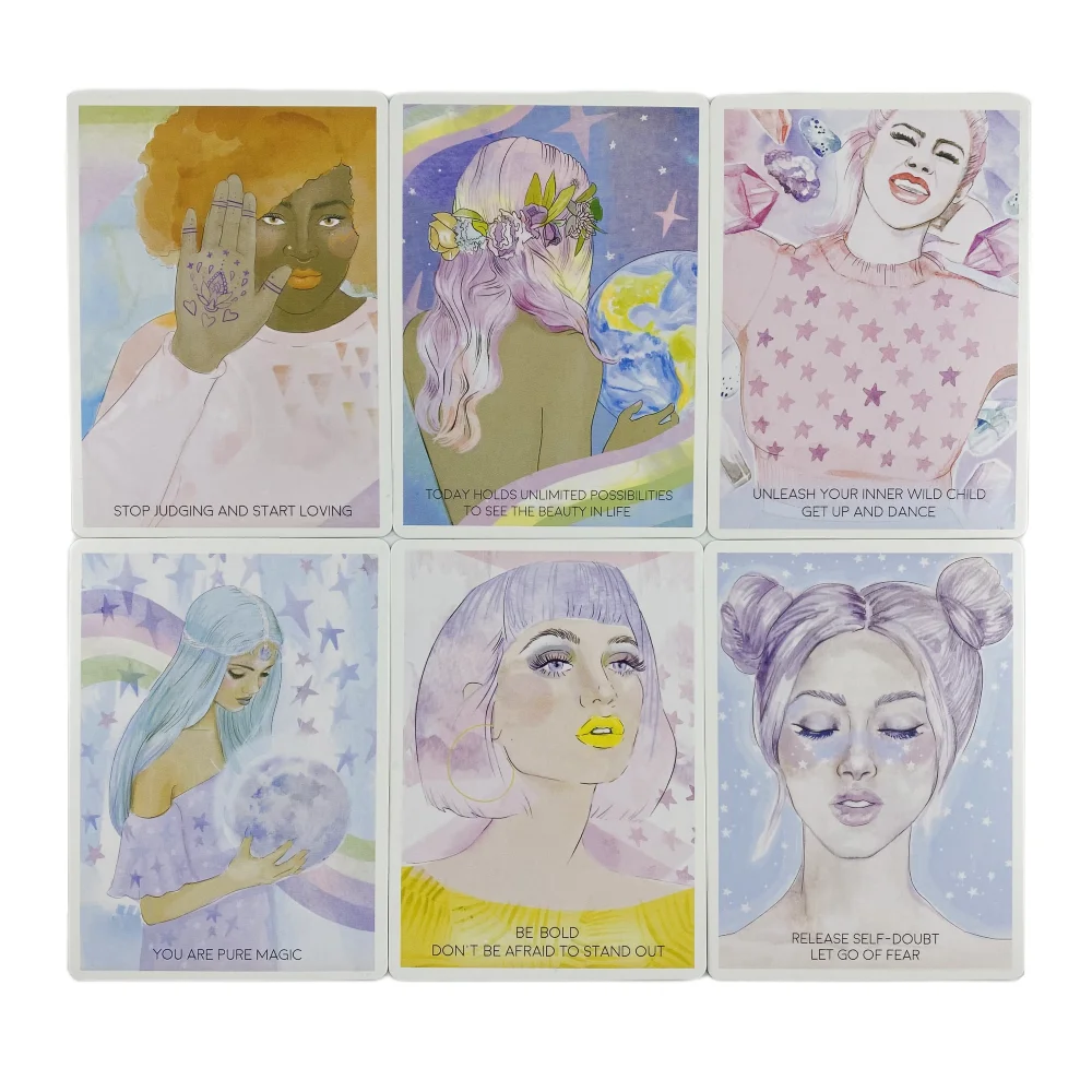 بطاقات التارو الجديدة لعام 2021 تتألق من الداخل بطاقة أوراكل ومدرسة PDF التوجيهية لسطح الترفيه