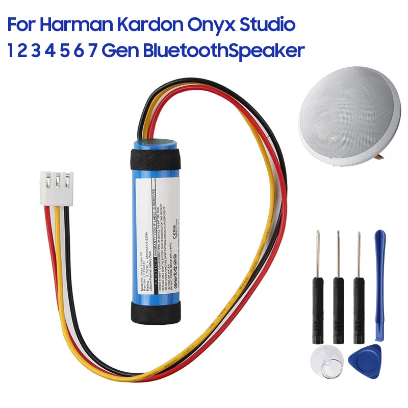 

Новый сменный аккумулятор LI11B001FCPL-598 для Harman Kardon Onyx Studio 1, 2, 3, 4, 5, 6, 7 поколения Bluetooth-динамик 3285 мАч