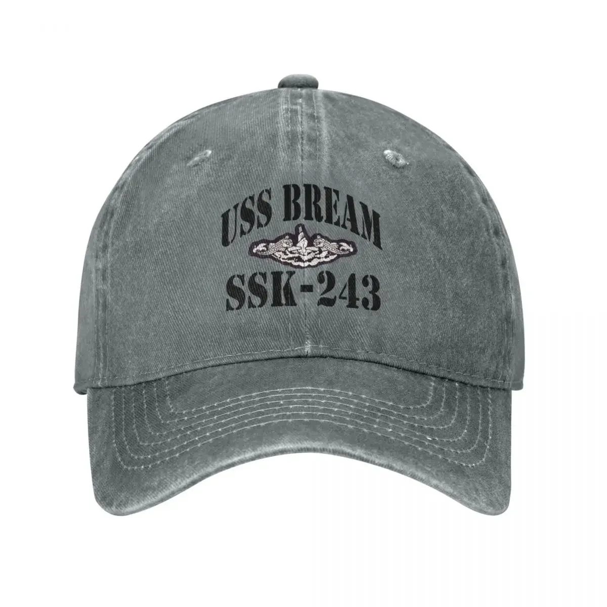 USS BREAM (SSK-243) SHIP'S STORE Baseball Cap men's big size hat Winter hat Wild Ball Hat winter hats for men Women's Men's