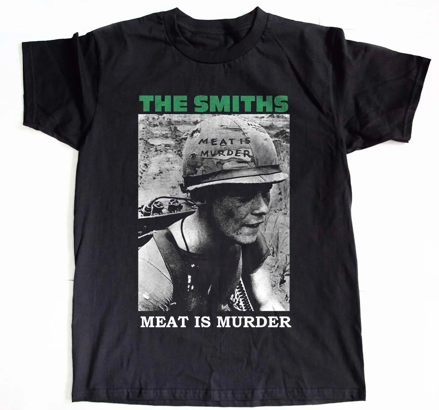 

The Smiths Meat Is Murder T-Shirt Men's and Women's Short Sleeve Luxury Brand T-shirt Retro Rock Band Tees Summer Y2k Tops Shirt