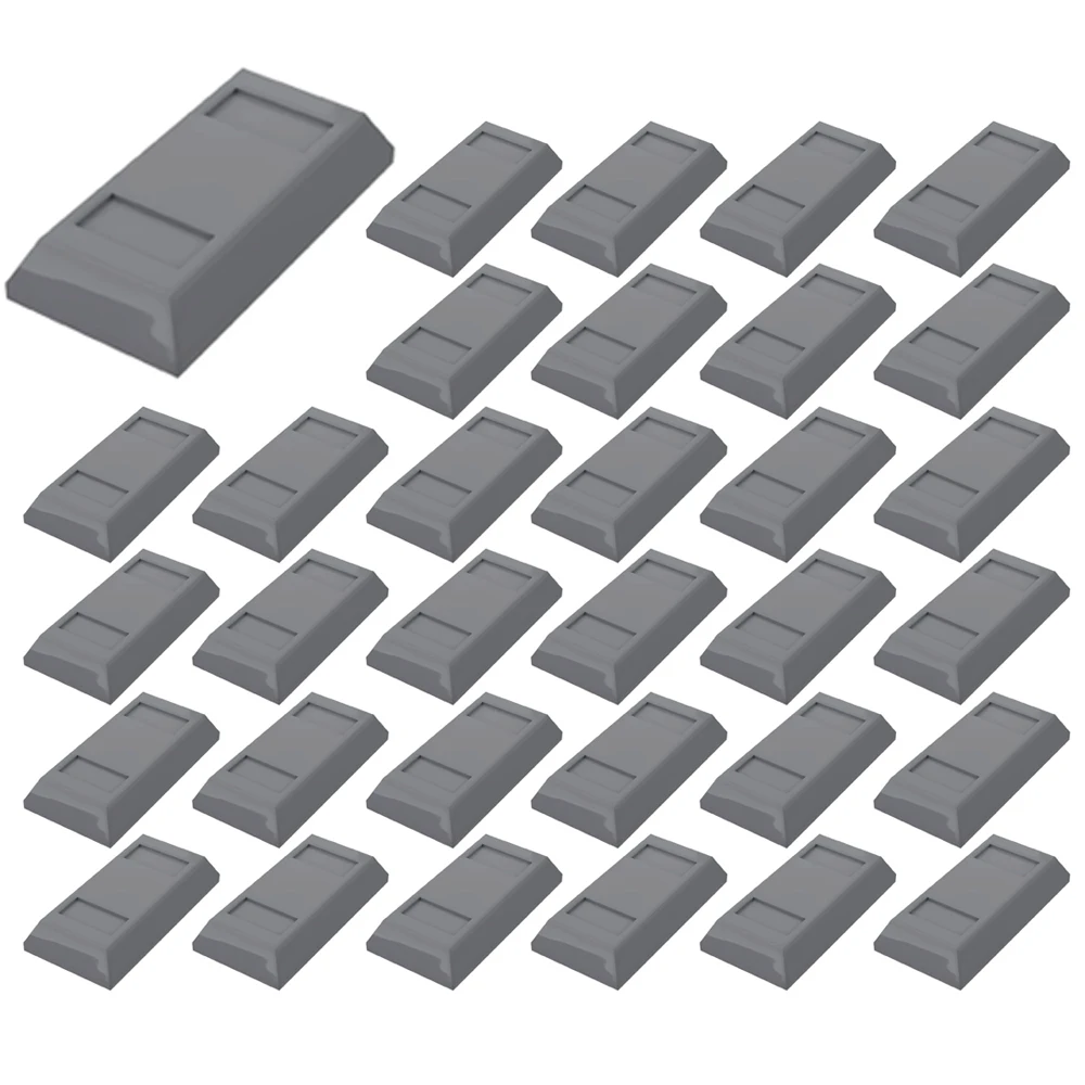 60 Stück 99563 Tile Special 1 X 2 Ingot Bar Bausteine Spielzeug für Kinder Kompatible Lernspielzeuge DIY MOC Bausteine zum Zusammenbauen