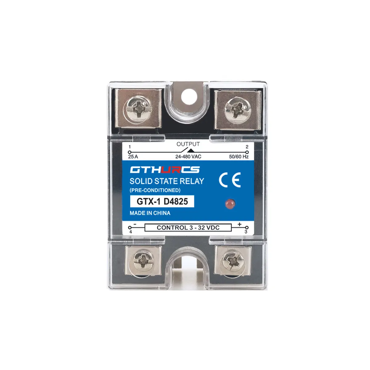 SSR 10A to 120A DA AA DD Single Phase DC Control AC 3-32VDC Control 220V AC 10DA 25DA 40DA Solid State Relay DC-AC 25A 40A