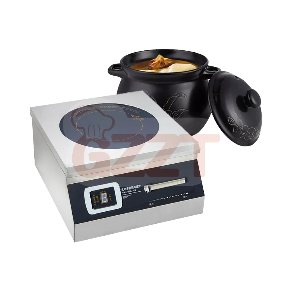 8000 Вт 380 В коммерческая центральная кухня с плоским верхом, индукционная плита, плита, варочная панель, индуктивный нагрев, электрическая индукционная плита 80