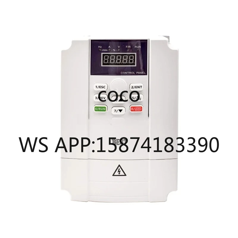 3.5KW HQD Air Cooled Spindle Motor + 4KW VFD Inverter, 300Hz Flange Mount for Woodworking CNC