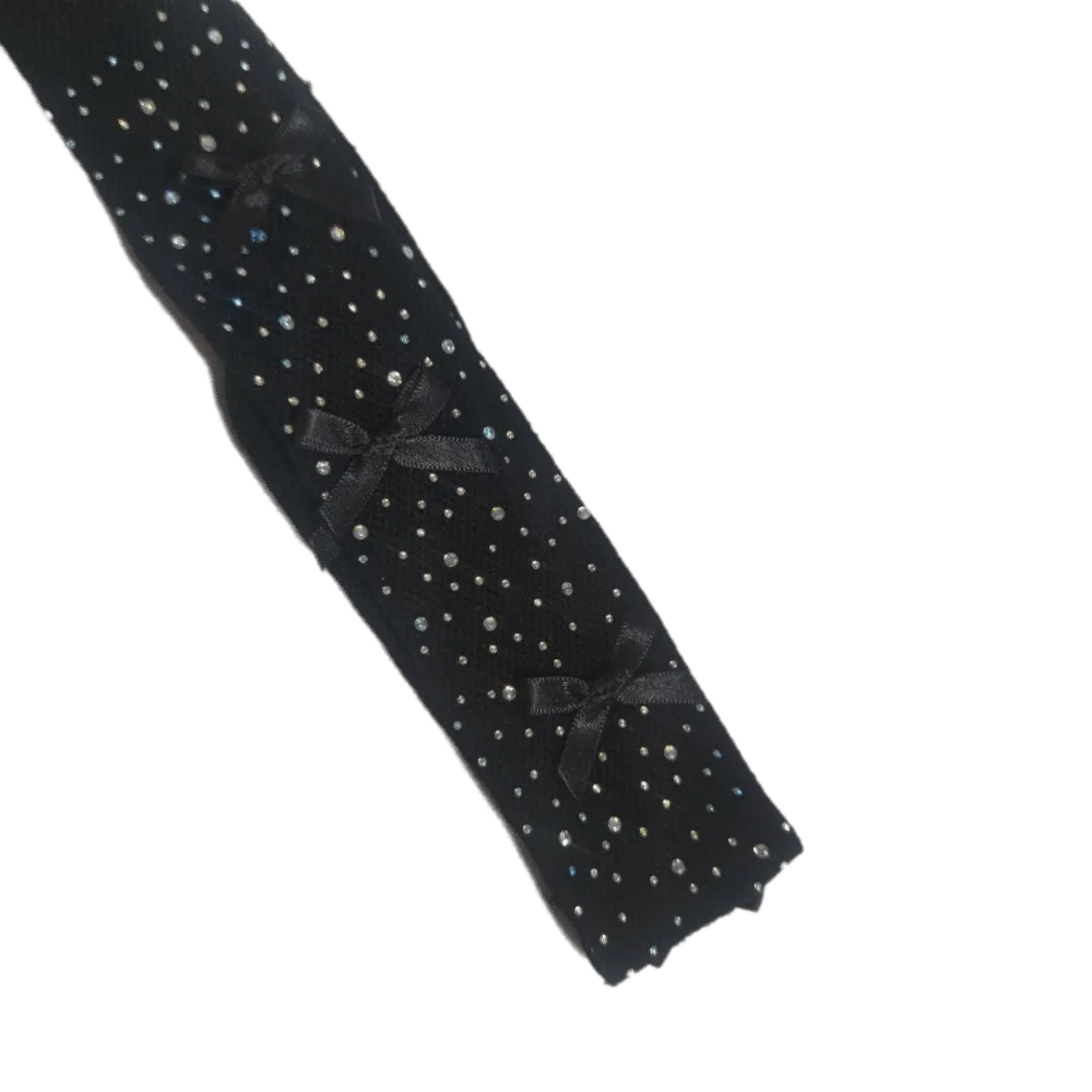 Colorful Children Rhinestone Fishnet Tights Bow Accents Net Texture Girls Mesh Pantyhose Breathable Nylon Hollow-Out Leggings
