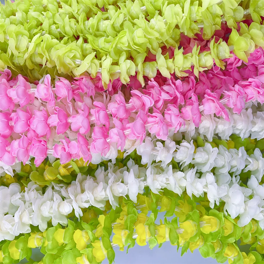 1/5/10 Strands Gorgeous Traditional Pikake Lei Aloha Hawaii Flowers Garland for Special Occasions Hawaiian Weddings Brides Lei