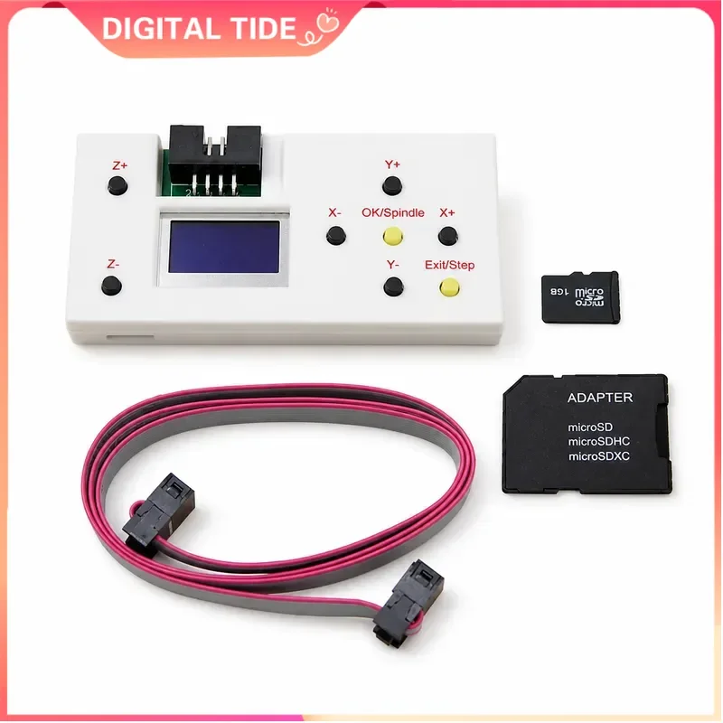 Offline Controller for CNC 3018 Pro 2418 Pro 1610 Pro DIY Laser Engraver Cutter Machine 1GB TF Card 3 Axis GRBL Hand Control