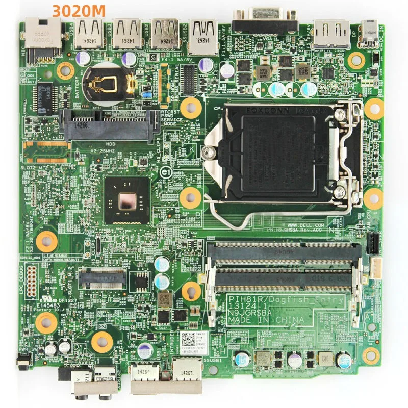 

For DELL Optiplex 3020M Motherboard CN-0VRWRC VRWRC 0VRWRC PIH81R/Dogfish 13124-1 Mainboard 100%Work